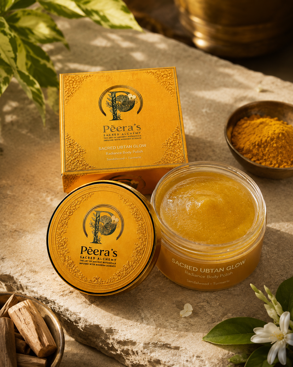 Sacred Ubtan Glow – Radiance Body Polish