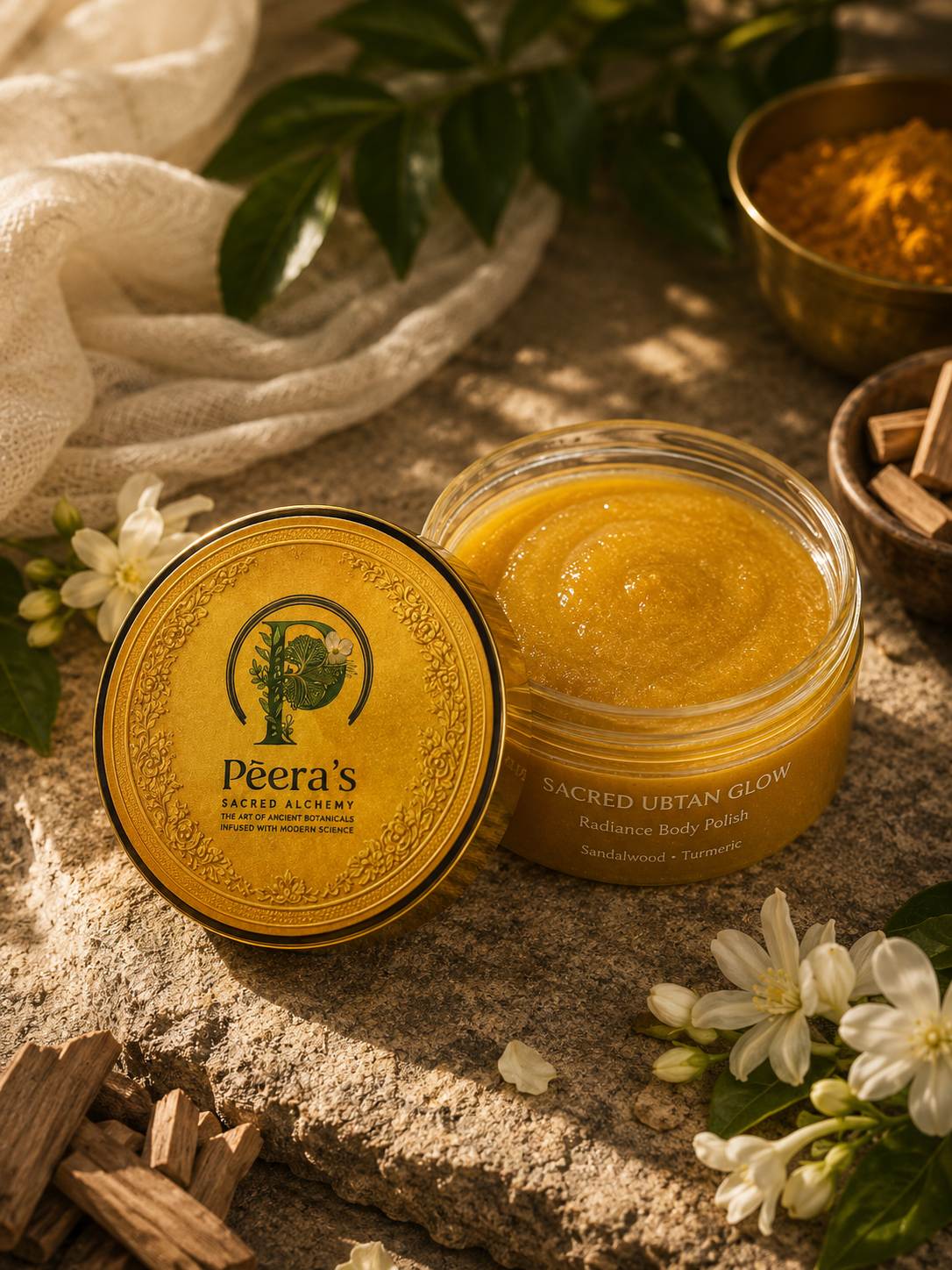 Sacred Ubtan Glow – Radiance Body Polish