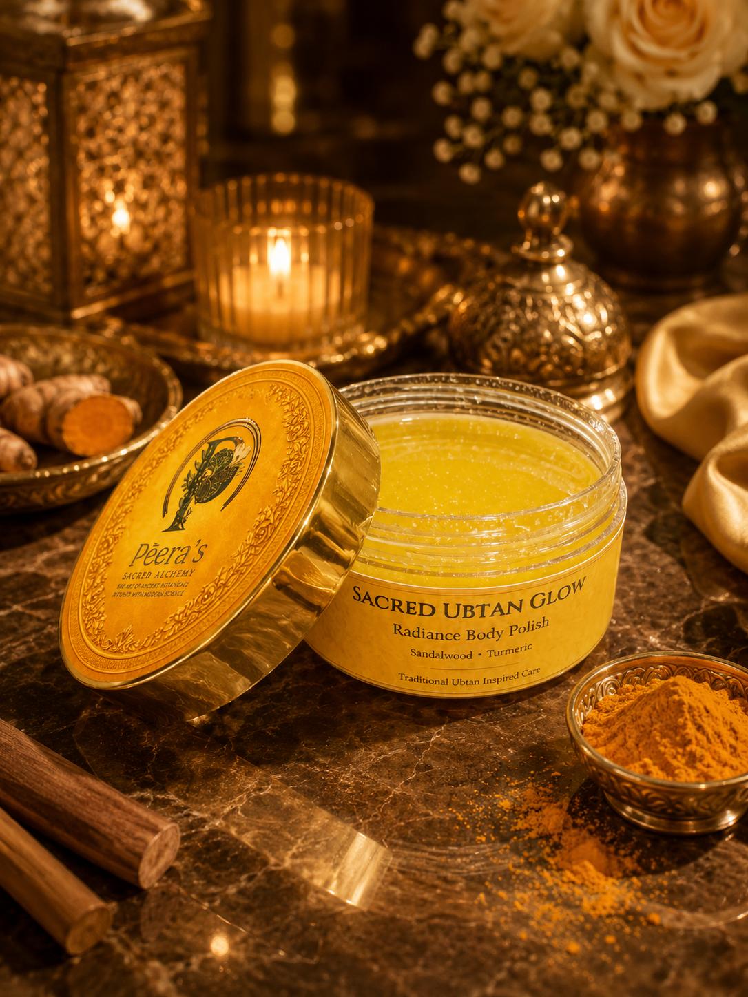 Sacred Ubtan Glow – Radiance Body Polish